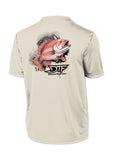 Snapper Performance Polyester Tee Sand